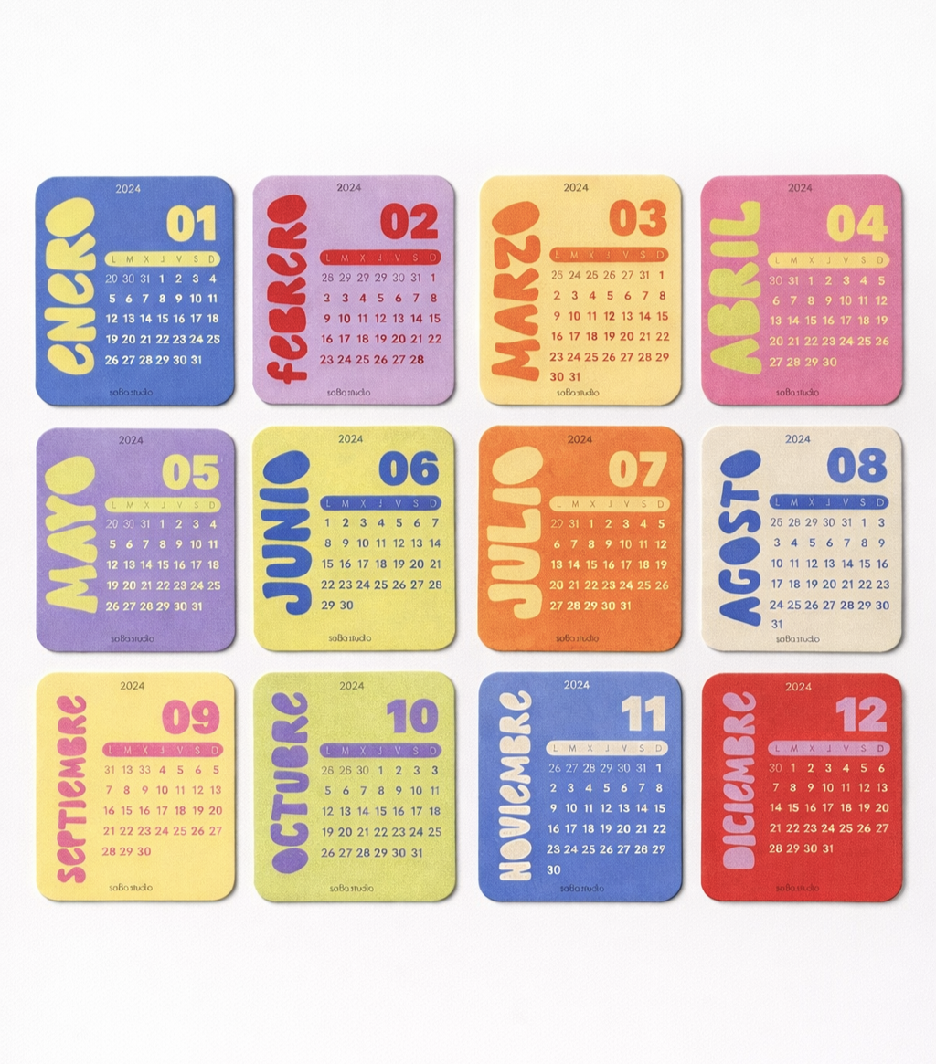 Mini Calendario 2026
