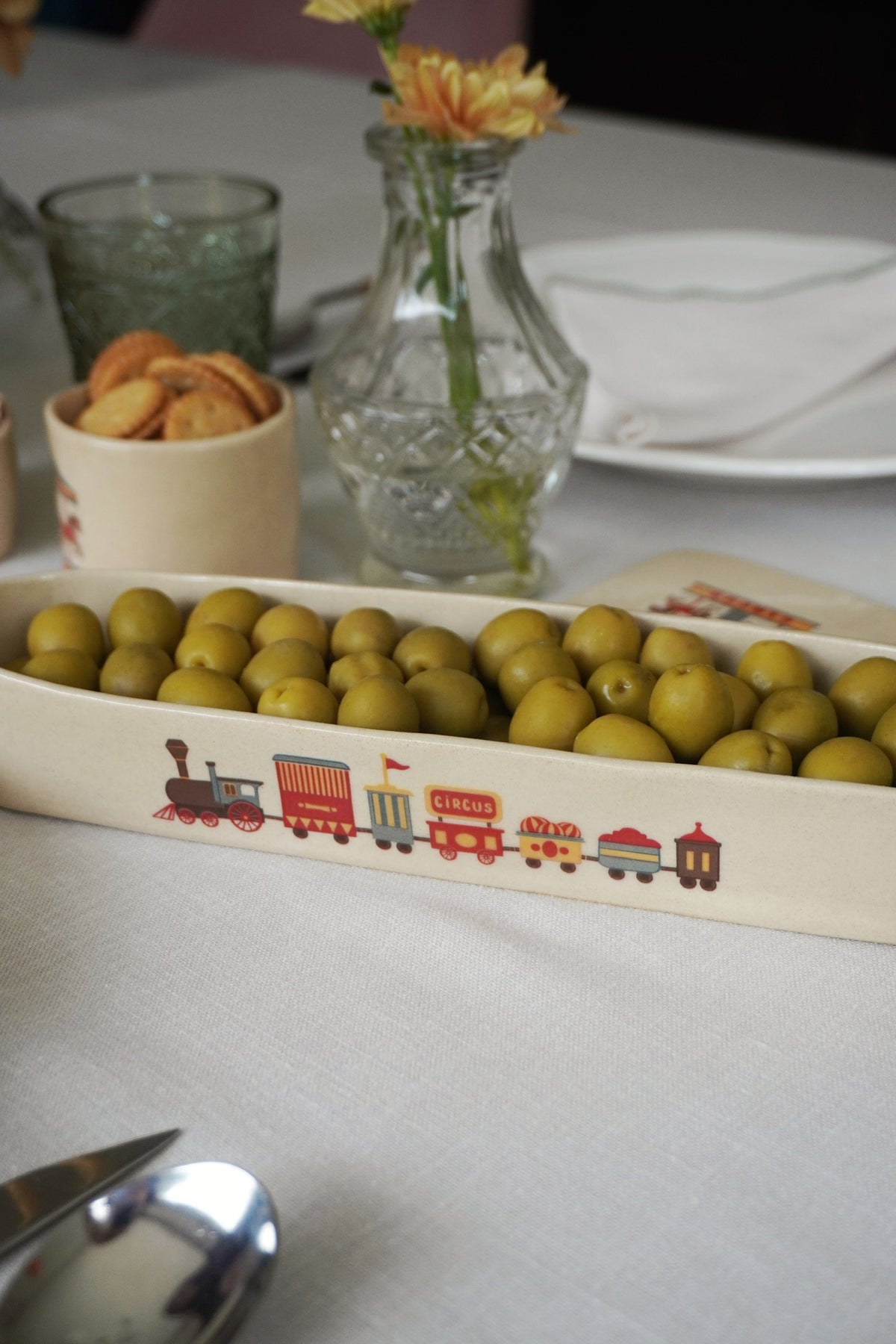 Vela o recipiente "Tren"